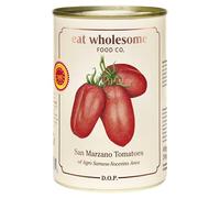 Eat Wholesome San Marzano Tomatoes DOP, 400g (Pack of 12) - Naturally Sweet, Perfect for Pasta Sauces, Pizza Sauces & More, Vegan