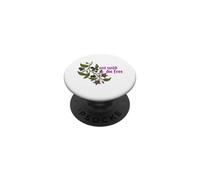 Eat Wild Die Free Deadly Nightshade Poison Plant Dark Humor PopSockets Adhesive PopGrip