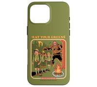 Eat Your Greens Bigfoot Sasquatch Retro Funny Adult Humor Case for iPhone 16 Pro Max