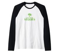 Eat Your Veggies Delicious Raglan Baseball Tee