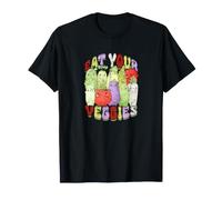 Eat Your Veggies Funny Veggie Lover Graphic T-Shirt