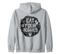 Eat Your Veggies Vegetables Garden Vegetarian Plants Zip Hoodie