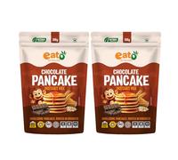 Eat5 Chocolate Pancake Instant Mix 300g | No Refined Flour, No Refined Sugar, Preservative-Free | Quick & Easy Breakfast or Snack Wholesome, Nutritious & Fluffy Pancakes | High Fiber (Pack of 2)