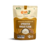 Eat5 Sprouted Wheat Flour (500g) |100% Natural, Clean Lab Stone-Ground | High Fibre, Protein & Nutrient-Rich |Easy to Digest Whole Wheat Flour | Ideal for Soft Rotis, Chapati, Parathas, Bread & Baking