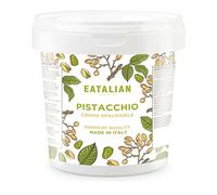 EATALIAN by AMZ BETTER Pistachio Cream, Delicious Spreadable Cream with a Sweet and Unique Taste, Ideal on Bread, Perfect with Ice Cream, Excellent for Dubai Chocolate, 1 KG Made in Italy