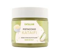 EATALIAN by AMZ BETTER Pistachio Cream with Kataifi, Delicious Spreadable Cream with a Unique Taste, Ideal on Bread, Perfect with Ice Cream, Chocolate and Dubai Chocolate, 200 g, Made in Italy