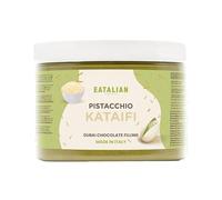 EATALIAN by AMZ BETTER Pistachio Cream with Kataifi, Delicious Spreadable Cream with a Unique Taste, Ideal on Bread, Perfect with Ice Cream, Chocolate and Dubai Chocolate, 500 g, Made in Italy