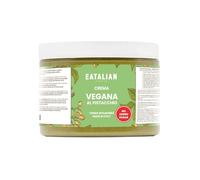 EATALIAN BY AMZ BETTER Vegan Pistachio Cream with No Added Sugar, Vegan Spread, Ideal on Bread, Perfect with Ice Cream and Dubai Chocolate, 500g Made in Italy
