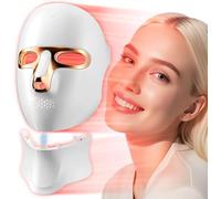 EATAN Red Light Facial Therapy Mask - Wireless LED Light Therapy Mask, 7 Colors, USB-C Charging, Infrared and Near-Infrared, Ideal for Skincare, Home Use, Travel, Yoga, and Sleep