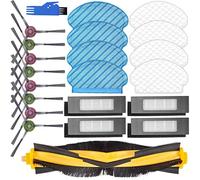 EATBALE 22Pack Replacement Parts for Ecovacs Deebot Ozmo 950 920 N7 T5 Yeedi 2 hybrid Robot Vacuum Cleaner Parts. Accessories include Main Brush, Mop Cloth, Side Brushes, Hepa Filters & Sponges