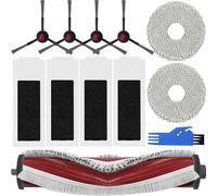 EATBALE Accessories Kit for Ecovacs Deebot T30 Omni / T30 Pro Omni, for Yeedi M12 Pro+ Robot Vacuum Cleaner Main Brush Side Brush Mop Cloth, T30 Pro Max / T30S / T30S Combo Complete Replacement Parts