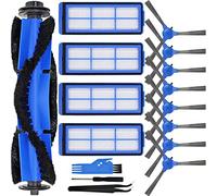 EATBALE Accessories Kit for Eufy Robovac 11S Max, Robovac 15C Max, Robovac 30C Max, G20, G30, G30 Edge, G10 Hybrid Robotic Vacuum Cleaner, Replacement Part 1 Main Brush, 8 Side Brushes, 4 Filters