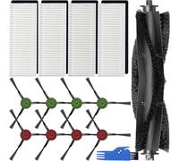 EATBALE Accessories Kit for Lubluelu SL60D SG60 SL61 Robot Vacuum Cleaners Included 1 x Main Brush, 4 x Hepa Filters, 8 x Side Brushes, Roller Brush Edge Brush Vacuum Filter Replacement Parts