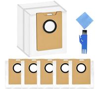 EATBALE Dust Bag Set for Tapo RV30 Max Plus / RV20 Max Plus / RVA202 Robot Vacuum Cleaners Replacement Parts Non-woven Fabric Meltblown Fabric Disposable Leak-Proof Dust Bag Accessories Kit