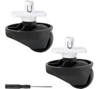 EATBALE Front Caster Replacement Parts for Roborock S4 S6 S6 Pure S5 MAX S6 Maxv S7 S7+ S7 Maxv Ultra S70 S75 Q5 Q7 Max Series Robot Cleaners Universal Low Noise Front Wheel Accessories Kit