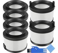 EATBALE Hepa Filter Set Replacement Parts for Levoit VortexIQ 40-RF/VortexIQ 40 Flex/LSV-VF401P-AEU Cordless Vacuum Cleaner 2 x Main Filters 4 x Pre-Filters Washable Reusable Accessories Kit