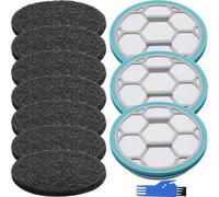 EATBALE Hepa Filter Sponge Filter Set ONLY for Neabot P1 Pro for Neakasa Pet Grooming Vacuum Cleaners Vacuum Filter Replacement Parts Hepa Filter Washable Attachment Accessories Kit