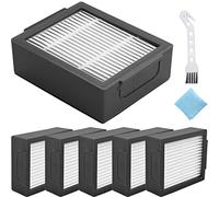 EATBALE HEPA Filters Replacement for iRobot Roomba E I & J Series i7 i7+/Plus i3 i3+ i4 i6 i6+ i8 i8+ E5 E6 E7 j7 Robot Vacuum Cleaner accessories with Cleaning Brush, Cleaning Rag (6 Pack)