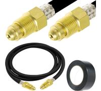 EATBALE Inert Gas Welding Hose, Argon Nitrogen Regulator Adapter Hose for TIG MIG MAG Welding Machines 6.56FT 5/8" UNF-18RH Fitting Inert Gas Tube Replacement Parts for Plasma Cutters Industrial Work