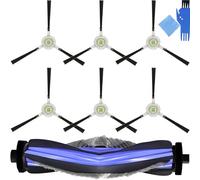 EATBALE Main Brush Side Brush Replacement Parts Compatible with Lefant M3 / M3 Gen 2 Robot Vacuum Cleaners Rubber Brushroll Nylon Bristles Washable Reusable Consumable Accessories Kit