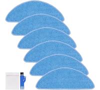 EATBALE Mop Cloth Replacement Parts for Medion E32 SW(MD18501) / MD19510 Robot Vacuum Cleaner Mopping Pad Machine Washable Microfiber Wipe Attachment Consumable Accessories Kit