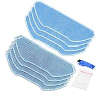 EATBALE Mop Pad Replacement Parts compatible with Lefant M1 M2 Pro M2S Pro M2 Plus U180 for OKP K8 Robot Vacuum Cleaners Washable Microfiber Wipe Mopping Cloth Accessories Kit(8 Pack)