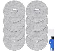 EATBALE Mop Pad Replacement Parts for Dreame L10s Ultra/L10s Pro/X20 Pro/L10 Ultra/L10s Pro Ultra Heat/L10s Pro Gen 2/L10 Prime, for Xiaomi X10+/X20+ Robot Vacuum Cleaner, 8 Pcs Microfiber Mop Clothes