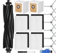 EATBALE Replacement Accessories Kits for Eufy Clean L60/L60 SES/L50/L50 SES/L60 Hybrid/L60 Hybrid SES Robot Vacuum Cleaner Parts, 1 x Main Brush, 2 x Dust Bags, 4 x Filters, 6 x Side Brushes (13 Pcs)