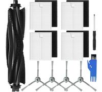 EATBALE Replacement Part Kit for Eufy L50/ L60/ L60 SES/ L50 SES Robot Vacuum Cleaner Accessories, 1 x Main Roller Brush, 4 x Side Brushes, 4 x HEPA Filters Spare Part (9 Packs)