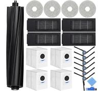 EATBALE Replacement Parts for ECOVACS DEEBOT X2 Omni / X2 / X2 Pro Robot Vacuum Cleaners 4 Dust Bag 4 HEPA Filter 4 Mop Cloth 1 Main Brush 6 Side Brush Attachment Accessories Kit Spare Parts