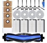 EATBALE Replacement Parts for Lefant M3 / M3 Gen 2 Robot Vacuum Cleaners 1 x Main Brush 4 x Hepa Filters 6 x Side Brushes 4 x Dust Bags 4 x Mop cloths Washable Consumable Accessories Kit