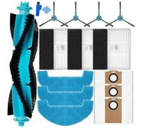 EATBALE Replacement Parts for Proscenic Q8 Max, for Ultenic D10, for MONSGA MS1 Max, for Liectroux M70 Pro Robot Vacuum Cleaner with 1*Main Brush, 4*Side Brushes, 3*Filters, 3*Mop Cloths, 3*Dust Bags