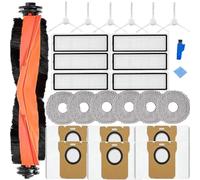 EATBALE Replacement Parts for Xiaomi X10 Plus/X20 Plus for Dreame L10s Ultra Gen 2/L10s Pro Ultra Robot Vacumn Cleaners with 1 Main Brush 6 Dust Bags 6 Filters 6 Side Brushes 6 Mop Cloths