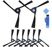 EATBALE Replacement Side Brushes X2 Accessories for Ecovacs Deebot X2 X2 Omni DEX86 X2 Pro Robot Vacuum Cleaner Edge-Sweeping Brush Washable & Reusable Spare Parts, with Cleaning Brush Rag (8 Pack)