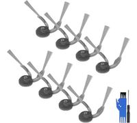 EATBALE Side Brush Replacement Parts for Roborock Qrevo Curv/Qrevo Edge/Qrevo Curv S5X / Qrevo Edge S5A / Saros 10R / Saros 10 Robot Vacuum Cleaners Nylon Edge Brush Accessories Kit