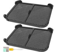 EATBALE Splatter Guard for Ninja Foodi Max Dual Zone AF400UK & AF451UK Air Fryer Accessories Splash Guard Silicone Air Fryer Splash Screen Protection Replacement Parts Effective Grease