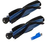 EATBALE X10 Pro Omni Main Brush Replacement Parts for Eufy X10 Pro Omni Robot Vacuum Cleaner, Rubber + Nylon Brush Roller Washable Soft Bristle Brushroll Attachment Accessories Kit