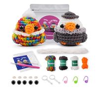 Eatbuy Crochet Kit for Beginners, Complete Crochet Kit with Step-by-Step Video Tutorials, DIY Birthday Gift for Adults & Craft Lovers (Rieago)
