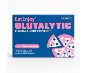EatEnjoy Glutalytic Digestive Enzyme Supplement | 20 Capsules