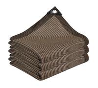 eathable UV Ptection Shade Net with Gmmets Rectangle Sunshade for Balcony Terrace & Garden & TearResistant BlueWhite (4x4m) Ideal for Construction Fence Privacy.