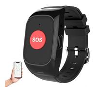 EaThsalL Elderly Fall Watch GPS Tracking & SOS Alert Emergency Button Location Tracking, Vibration, and Sound. Dual Reminders for Seniors, Setting up 15 members Buttons
