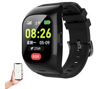 EaThsalL Elderly Fall Watch GPS Tracking & SOS Alert Emergency Button Location Tracking, Vibration, and Sound. Dual Reminders for Seniors, Setting up 15 members Screen