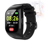 EaThsalL Fall Detection Smartwatch for Seniors GPS Tracking & SOS Alert Emergency Button Location, Dual Reminders for Seniors, Setting up 15 members Screen