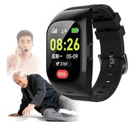 EaThsalL Personal Alarm Watch for Elderly GPS Tracking & SOS Alert Emergency Button Location Tracking, Vibration, and Sound. Dual Reminders for Seniors, Setting up 15 members Screen