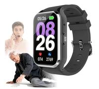 EaThsalL Personal Alarm Watch for Elderly SOS Smart Bracelet With Emergency Button, with Heart Rate/Blood Pressure Monitor, Medication Reminder Setting up 15 members