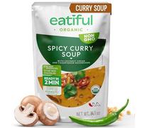 EATIFUL Curry Soup, Made With Organic Vegetables, Thai Ready To Eat Vegan Curry Soup, No Added Preservatives, Gluten Free, NON GMO, 14 Ounce (Pack of 1)