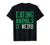 Eating Animals Is Weird Plant Based Vegetarian Vegan T-Shirt