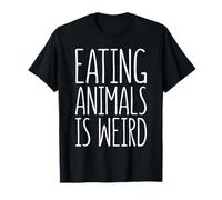 Eating Animals Is Weird Shirt Men Women Kid Vegan Vegetarian T-Shirt