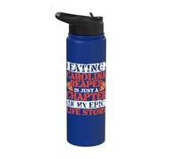 Eating Carolina Reaper - A Chapter in My Life Stainless Steel Insulated Water Bottle