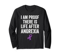 Eating Disorder Anorexia Survivor Recovery Anorexia Warrior Long Sleeve T-Shirt